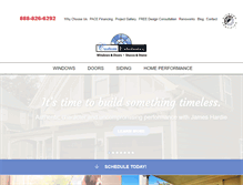 Tablet Screenshot of custom-exteriors.com